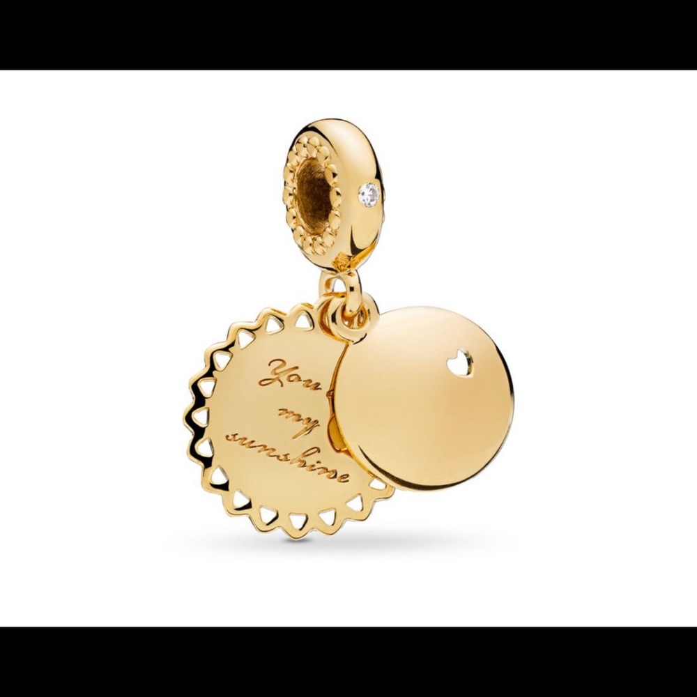 Authentic Pandora You Are My Sunshine Dangle Charm